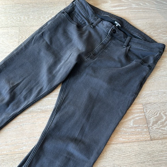 True Classic Slim Fit Comfort Stretch Pants 30" Grey Sz34 - Picture 6 of 12